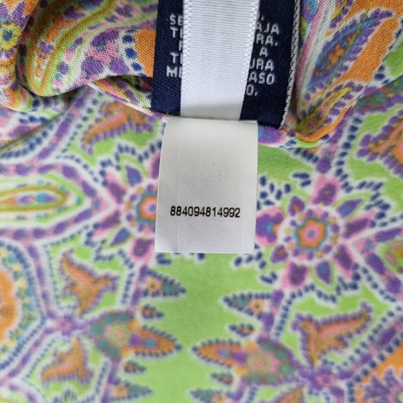 Chaps EST 1978 Women's Print Shirt Size M - Picture 12 of 12